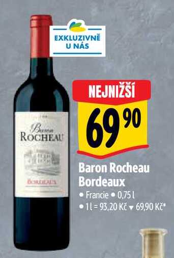 Baron Rocheau  Bordeaux 0,75l