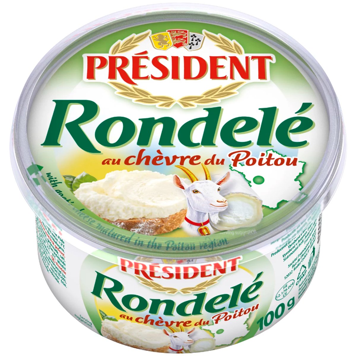 Président Rondelé s kozím sýrem