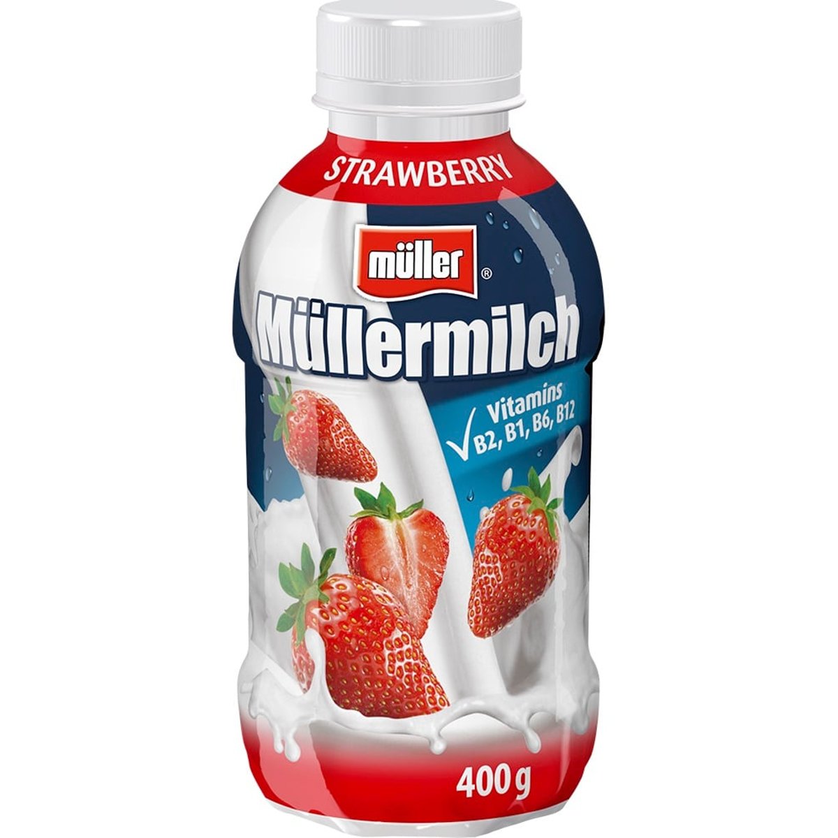 Müllermilch Mléčný nápoj jahoda v akci