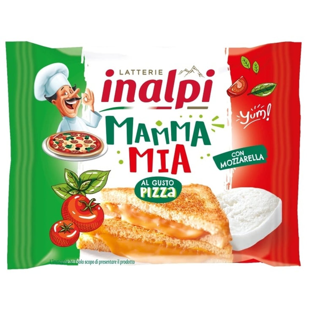 Inalpi Tavený sýr Mamma Mia, plátky