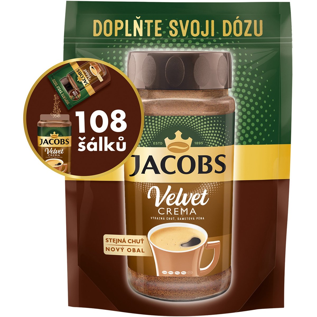 Jacobs Velvet Crema instantní káva