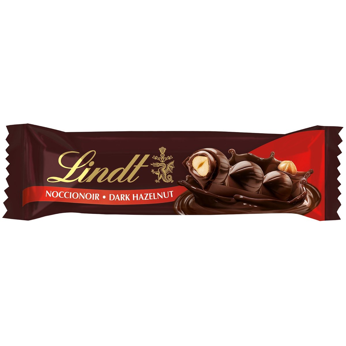 Lindt Noccionoir tyčinka z hořké čokolády s oříšky