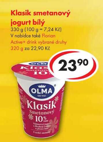 Klasik smetanový jogurt bílý, 330 g
