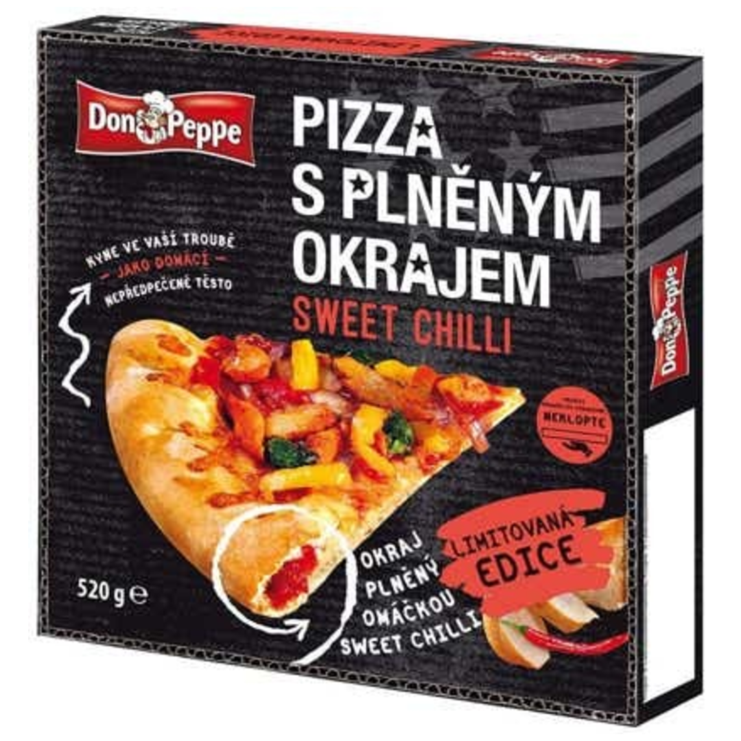 Don Peppe Pizza s plněným okrajem Sweet Chilli