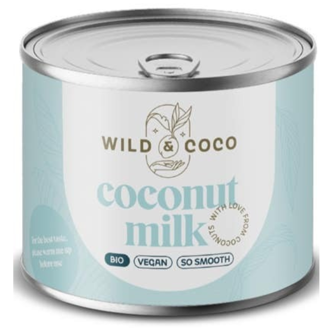 Wild & Coco Kokosové mléko BIO (22% tuku)