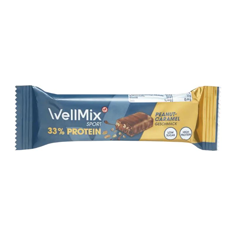 WellMix Proteinová tyčinka s arašídovo-karamelovou příchutí, 45 g