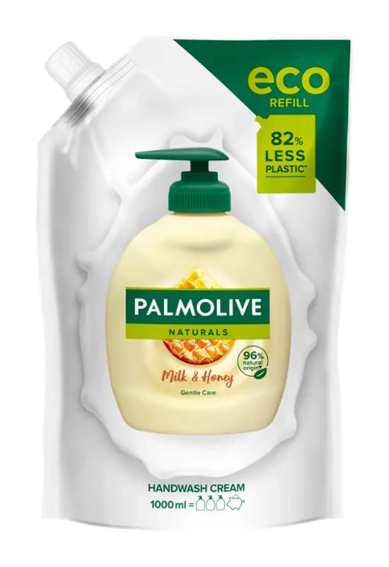 Palmolive Tekuté mýdlo na ruce Naturals Milk & Honey náhradní náplň, 1000 ml