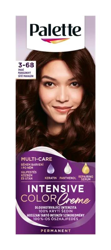Palette Barva na vlasy Intensive Color Creme tmavě mahagonová 3-68 (R2), 1 ks