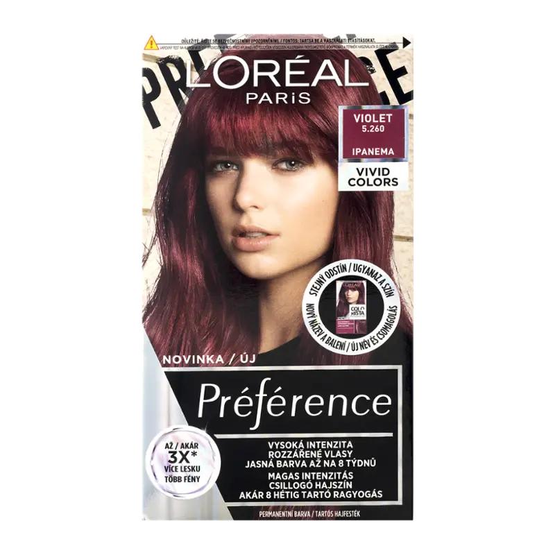 L'Oréal Barva na vlasy Préférence Vividis 5.26 violet, 1 ks