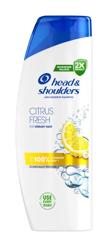 Head & Shoulders Šampon proti lupům Citrus Fresh, 400 ml