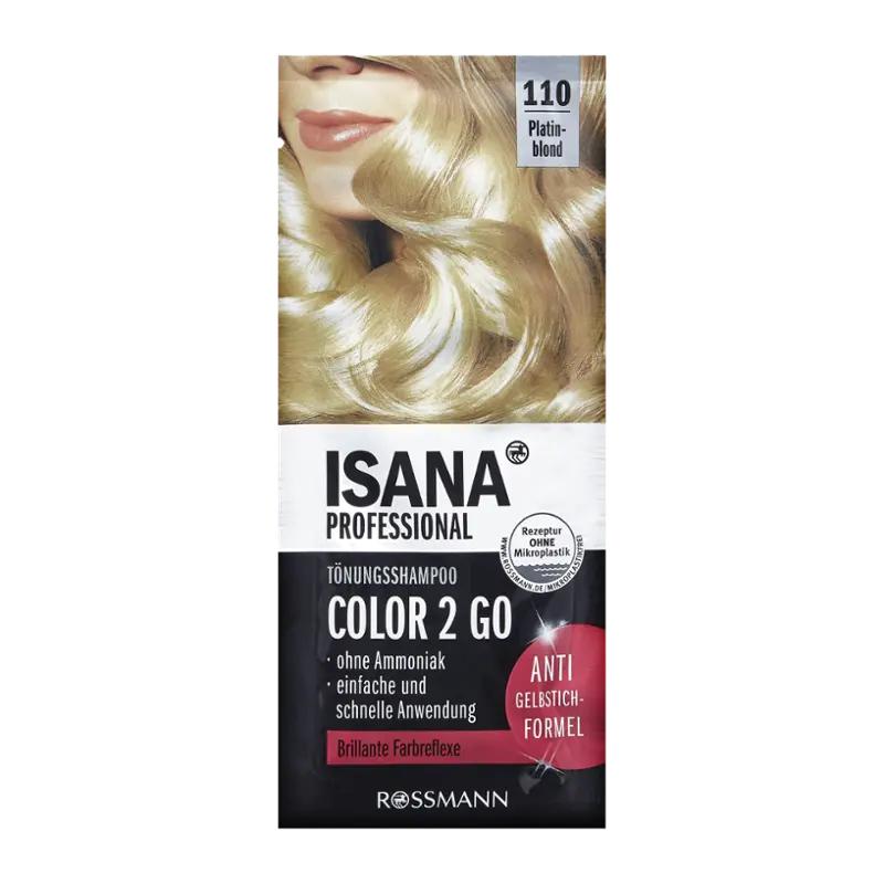 ISANA Professional Tónovací šampon Color 2 Go platinová blond, 14 ml