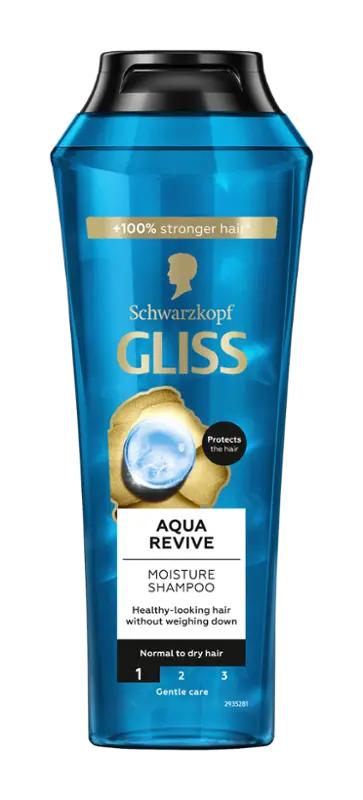 Gliss Šampon Aqua Revive pro normální až suché vlasy, 250 ml