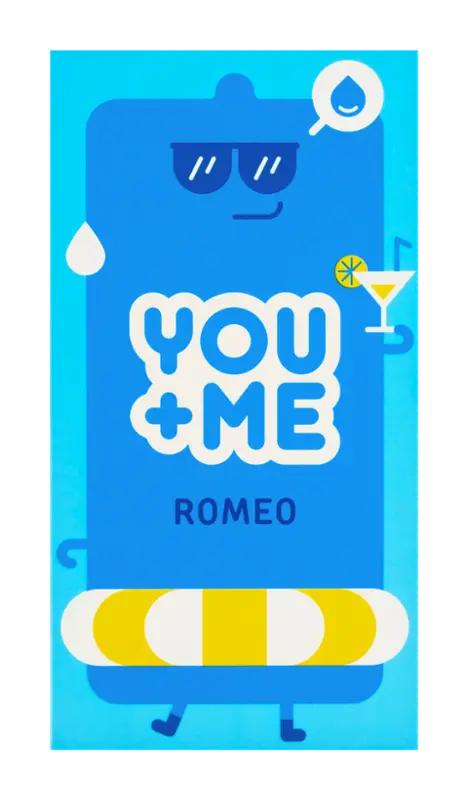 YOU & ME Kondomy extra lubrikované Romeo, 12 ks