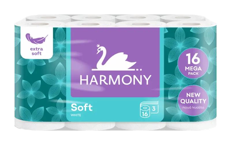 Harmony Toaletní papír Soft White, 3 vrstvy, 16 ks