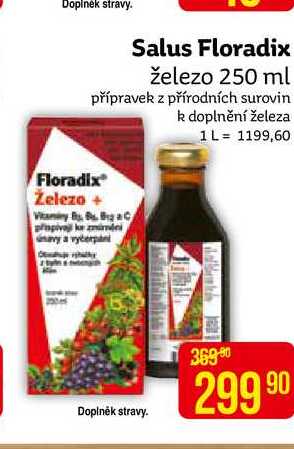 Salus Floradix železo 250 ml 