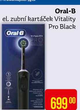 Oral-B el. zubní kartáček Vitality Pro Black 