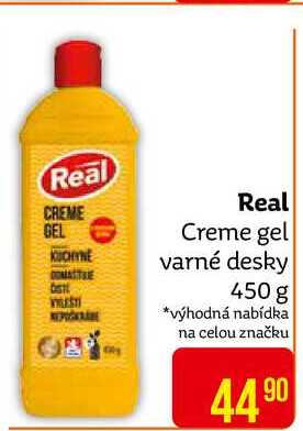 Real Creme gel varné desky 450 g 