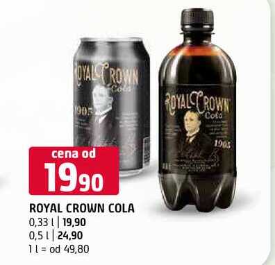 Royal crown cola 0,33l 0,5l