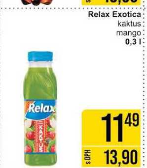 Relax Exotica kaktus mango 0,3l