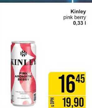 Kinley pink berry 0,33l