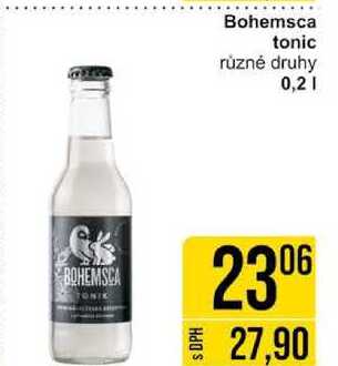 Bohemsca tonic různé druhy 0,2l