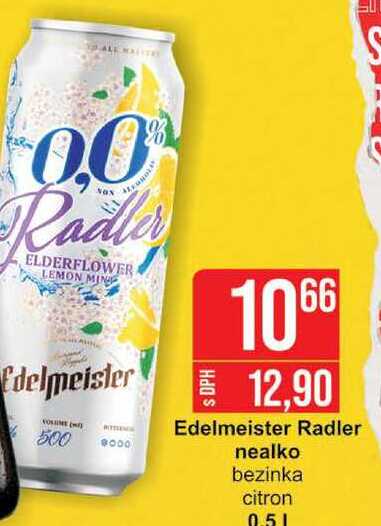 Edelmeister Radler nealko bezinka citron 0.5l 