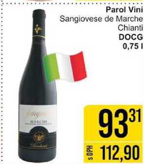 Parol Vini Sangiovese de Marche Chianti DOCG 0,75l
