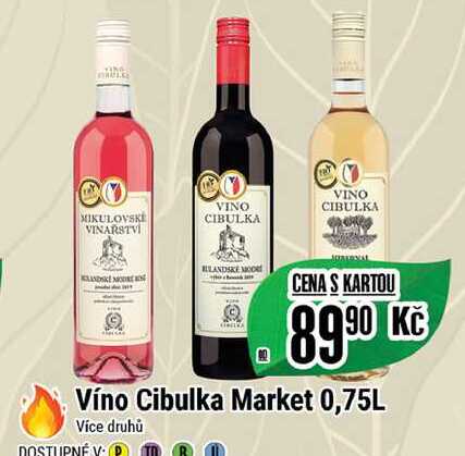 Víno Cibulka Market 0,75L 