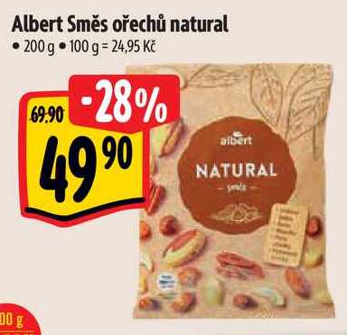 Albert Směs ořechů natural, 200 g