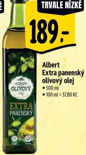  Albert Extra panenský olivový olej • 500 ml  