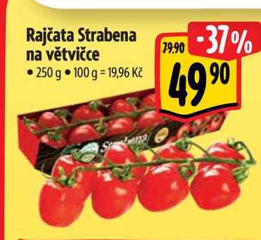 Rajčata Strabena na větvičce 250 g  