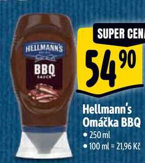 Hellmann's Omáčka BBQ, 250 ml 