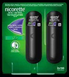 Nicorette® Spray 1 mg/dávka, orální sprej, roztok 2× 150 dávek