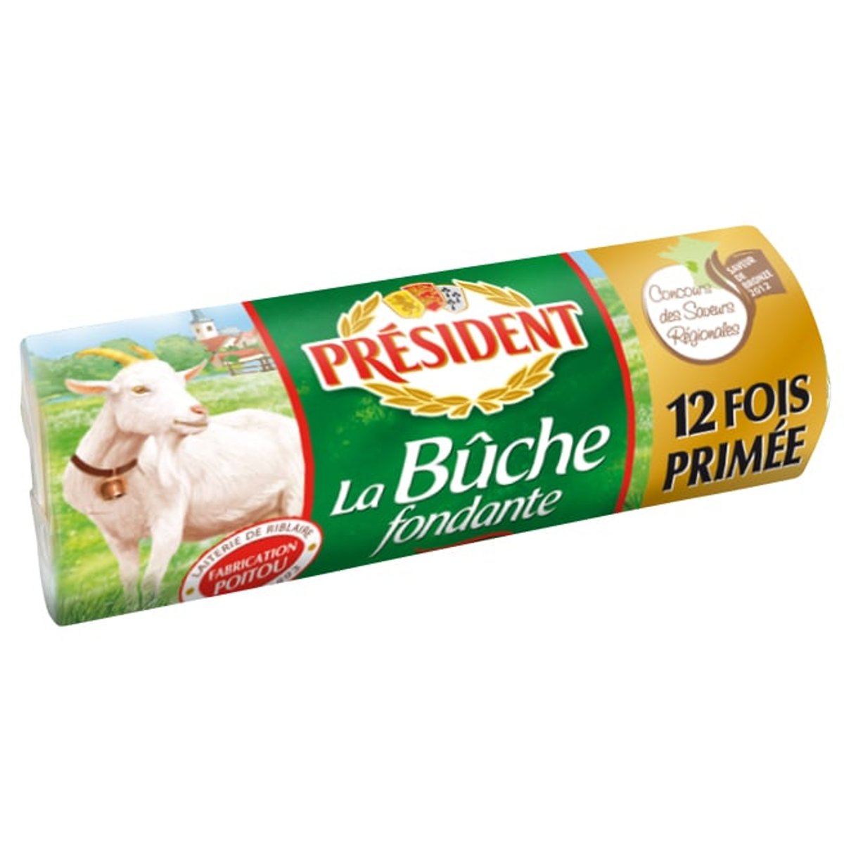 Président La Buche fondante kozí sýr