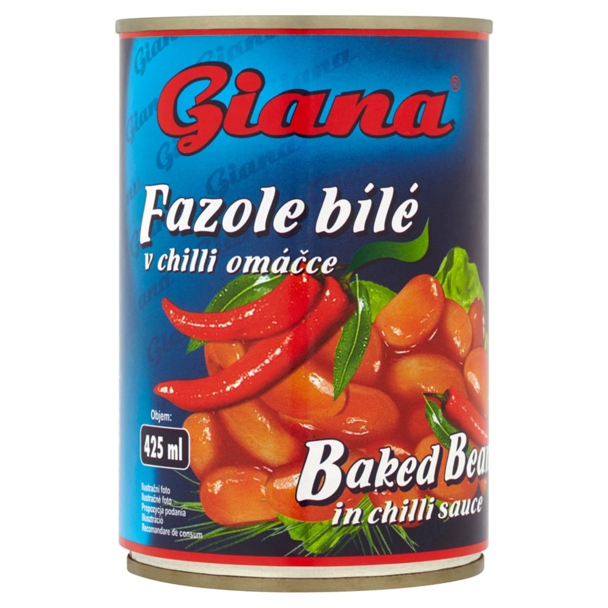 Giana Fazole bílé v rajčatové omáčce s chilli