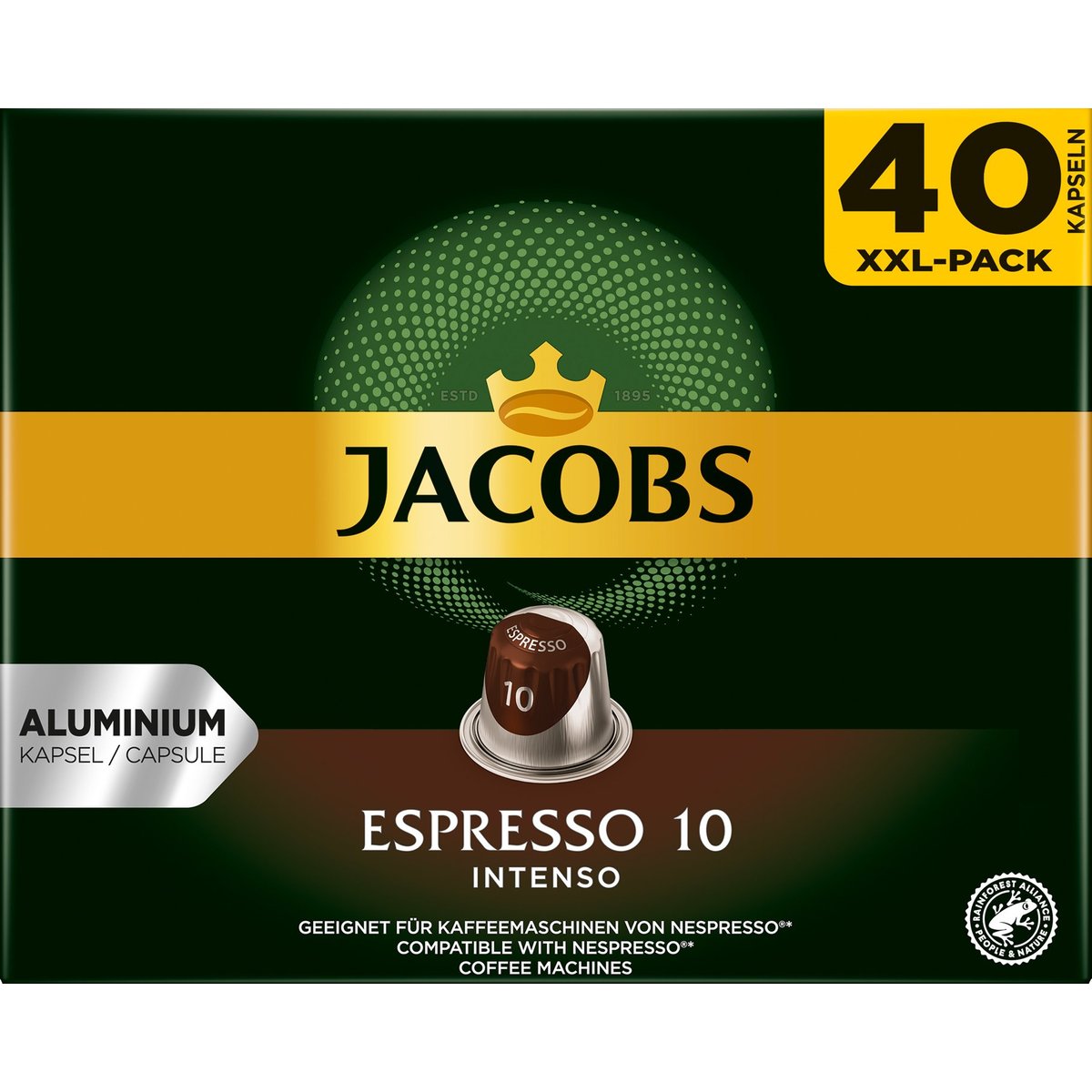 Jacobs Espresso kávové kapsle XXL balení