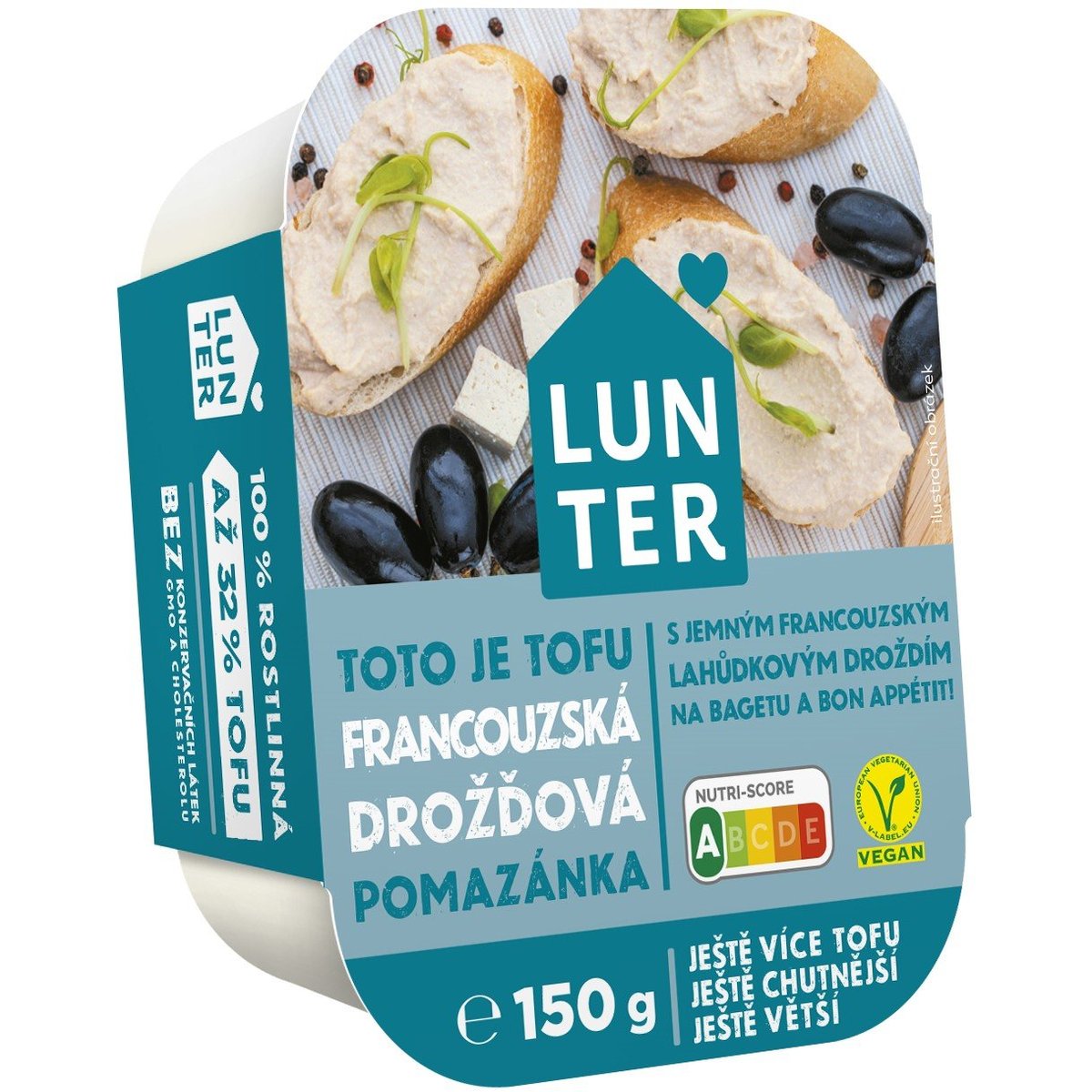 Lunter Francouzská drožďová rostlinná pomazánka Premium