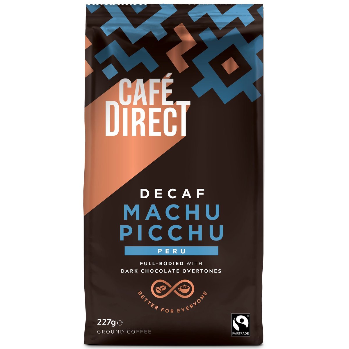 Cafédirect Machu Picchu SCA 82 mletá káva bez kofeinu