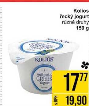 Kolios řecký jogurt různé druhy 150 g 