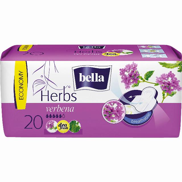 Bella Herbs Dámské vložky Verbena