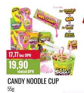 CANDY NOODLE CUP 55g 