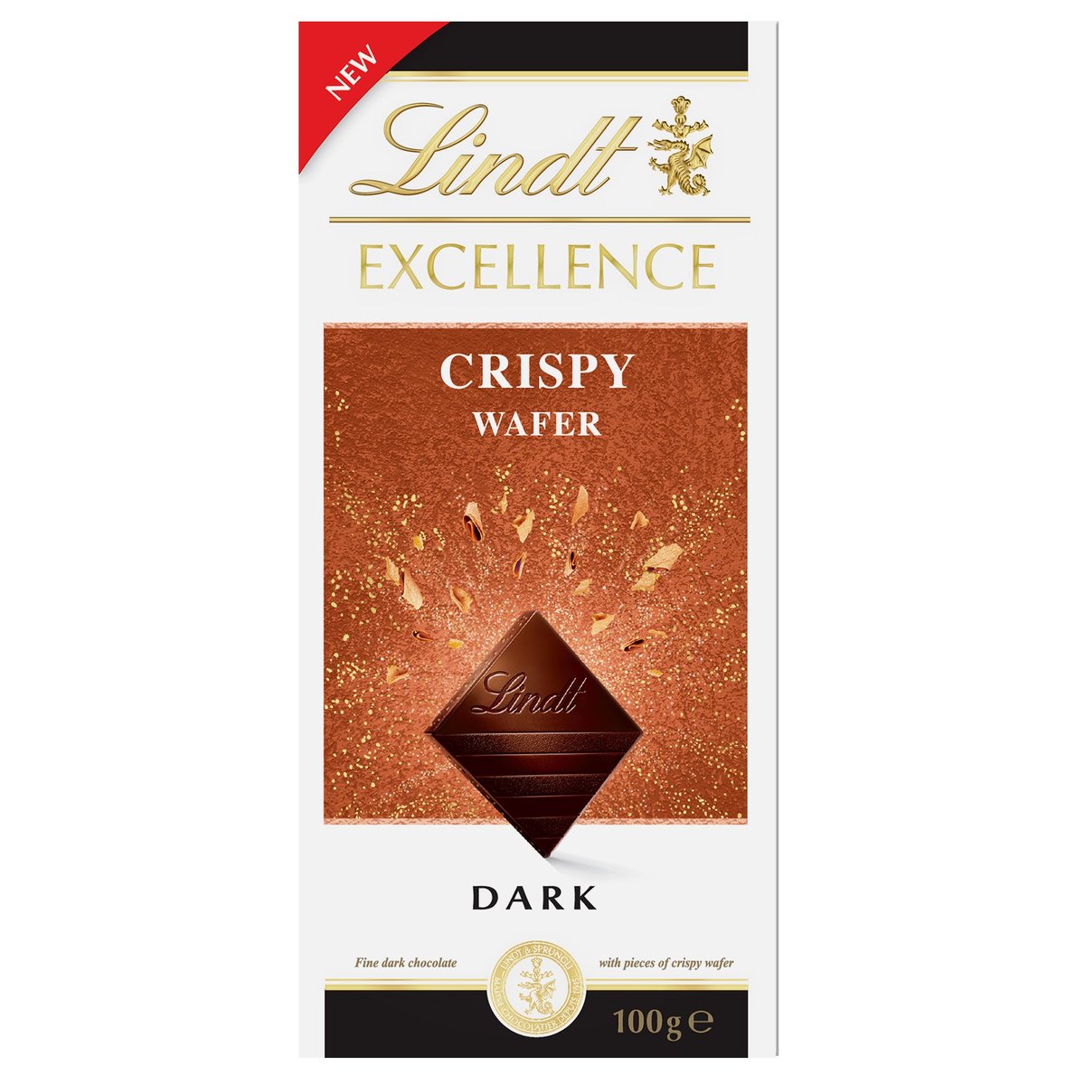 Lindt EXCELLENCE Hořká čokoláda s oplatkou