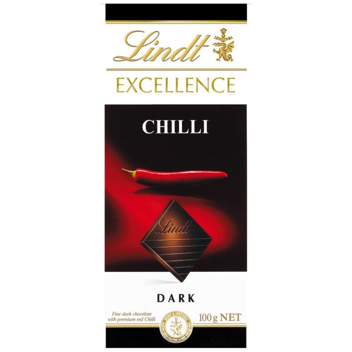 Lindt EXCELLENCE Hořká čokoláda s chilli extraktem
