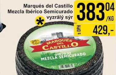 Marqués del Castillo Mezcla Ibérico Semicurado vyzrálý sýr 1kg
