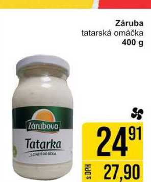 Záruba tatarská omáčka 400 g 
