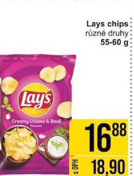 Lays chips různé druhy 55-60 g