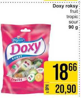 Doxy roksy fruit tropic sour 90 g 