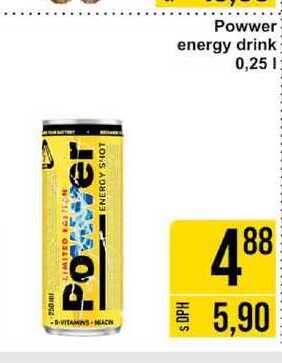 Powwer energy drink 0,25l 