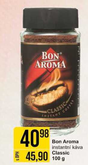 Bon Aroma instantní káva Classic 100 g 