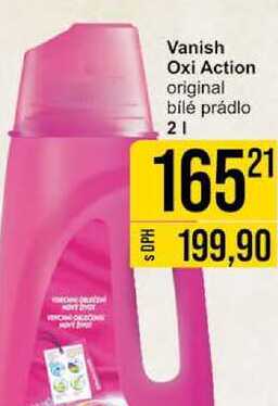 Vanish Oxi Action original bílé prádlo 2l